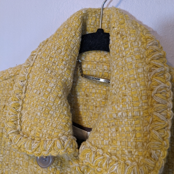 Vintage J Crew Wool Tweed Coat - Picture 4 of 13